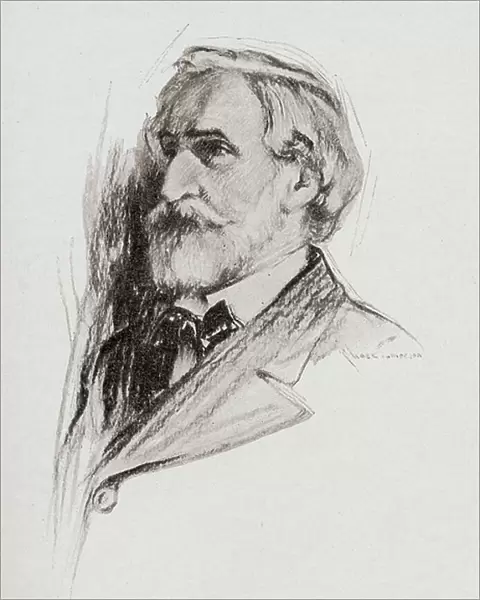 Giuseppe Verdi, 1813-1901. Italian composer. Portrait by Chase Emerson, American artist, 1874-1922