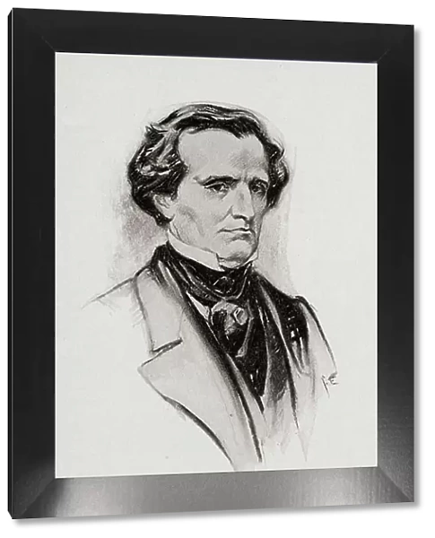 Hector Berlioz, 1803-1869. French romantic composer. Portrait by Chase Emerson. American artist, 1874-1922