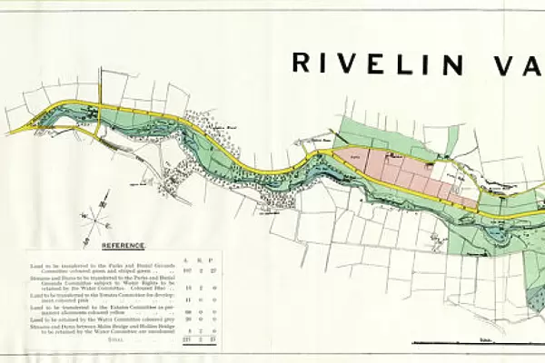 Map of the Rivelin Valley Estate, 1934