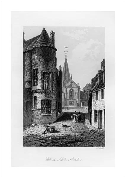 Wallaces Nook, Aberdeen, 1840. Artist: C J Smith