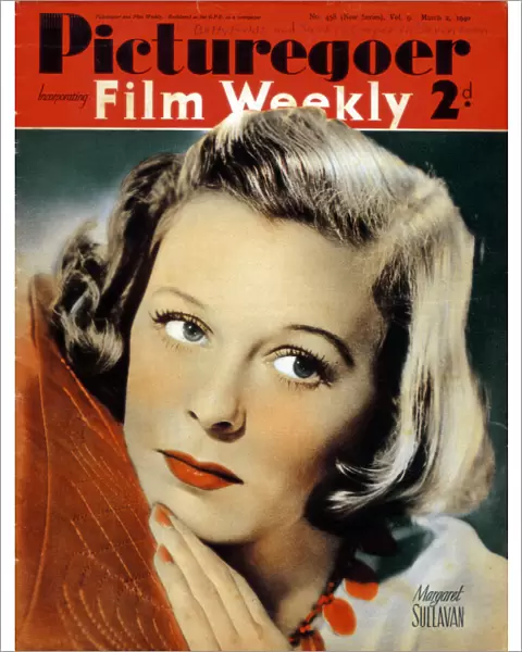 Margaret Sullavan (1909-1960), American actress, 1940