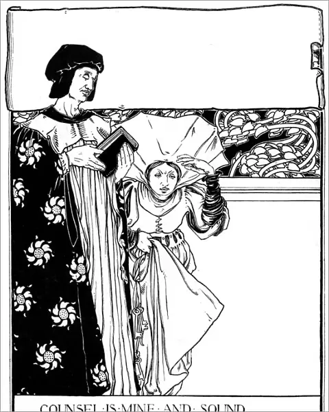 Counsel is Mine and Sound Prudence, 1898. Artist: Eleanor Fortescue-Brickdale