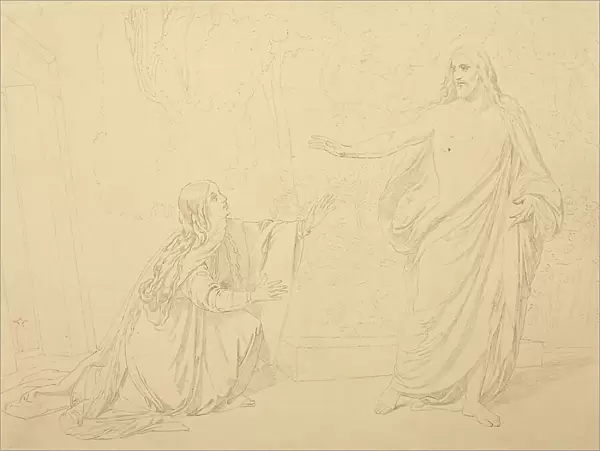 Noli me tangere, 1835. Artist: Ivanov, Alexander Andreyevich (1806-1858)