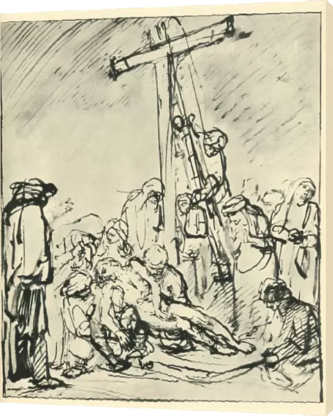 Deposition from the Cross, c1650?, (1943). Creator: Rembrandt Harmensz van Rijn