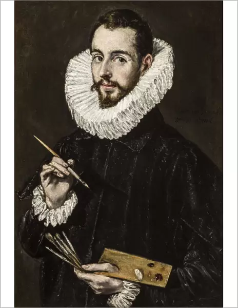 Portrait of Jorge Manuel Theotokopoulos (1578-1631), c. 1600-1605. Creator: El Greco