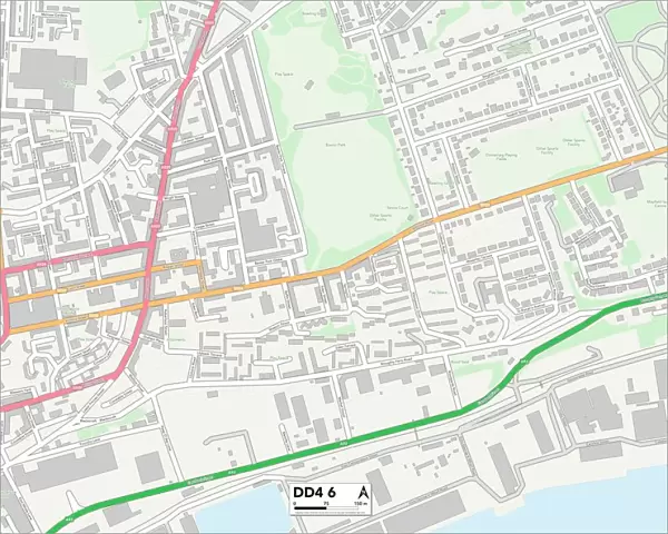 Dundee DD4 6 Map