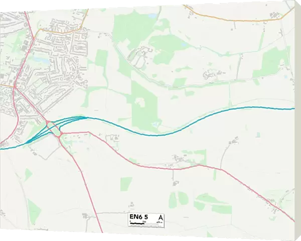 Hertsmere EN6 5 Map