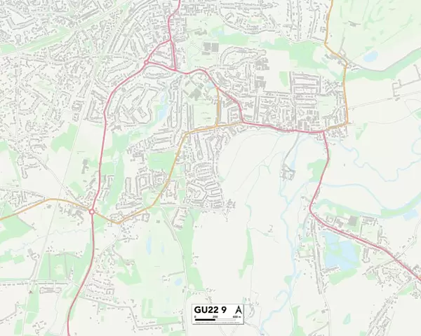 Woking GU22 9 Map