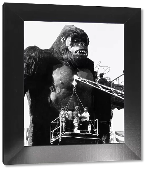 King Kong the sixty feet mechanical model and major star of the film King Kong in