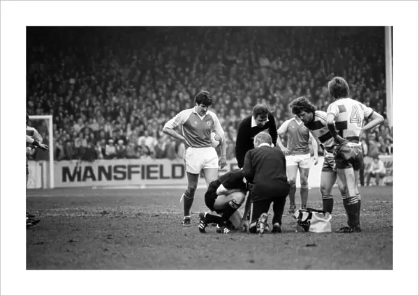 Rotherham United 1 v. Queens Park Rangers 0. March 1982 MF06-20-058 Local Caption