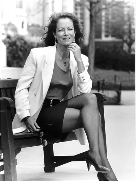 Jenny Seagrove Actress in Londons Savoy gardens to publicise the launch of the Video