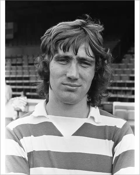 Reading Striker Robin Friday seen here for a team photo call Circa August 1974