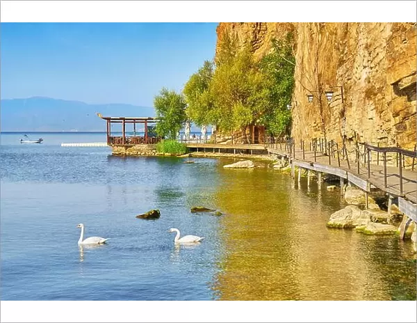 Ohrid Lake, Ohrid city, Republic of Macedonia, Balkans