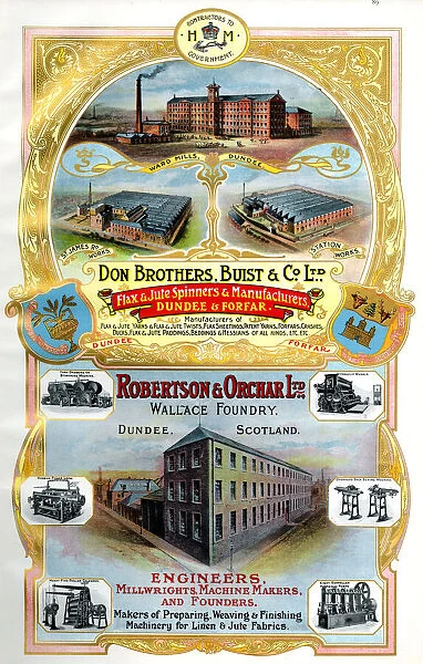 Adverts, Don Brothers, Buist & Co, Robertson & Orchar