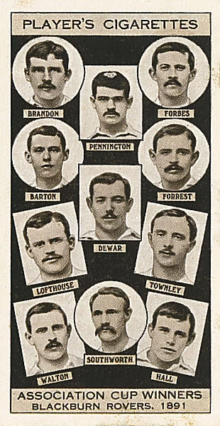 FA Cup winners - Blackburn Rovers, 1891
