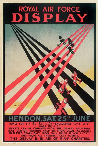 Royal Air Force Display Poster, Hendon