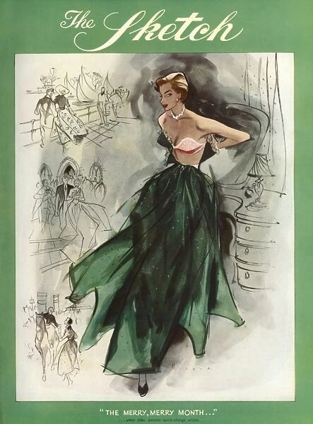Sketch front cover, the London Season 1950