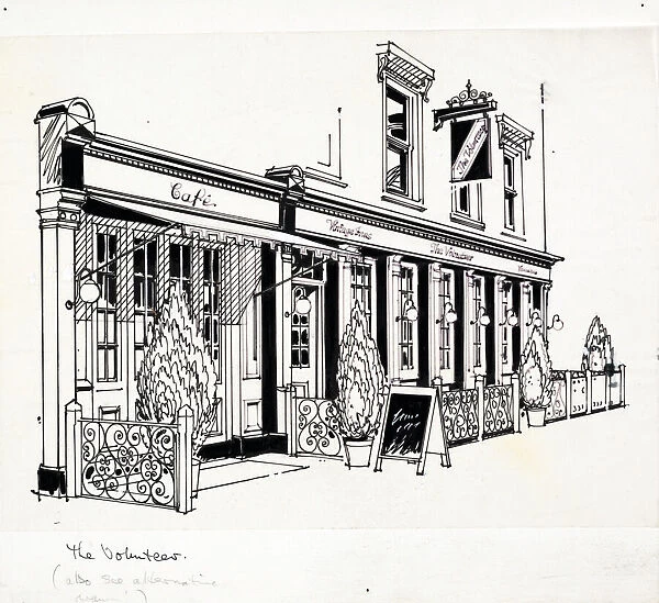 Sketch of Volunteer PH, Baker Street, London