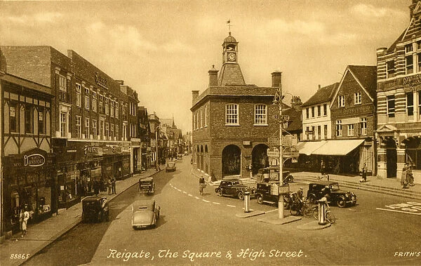 Square and High Street, Reigate, Surrey