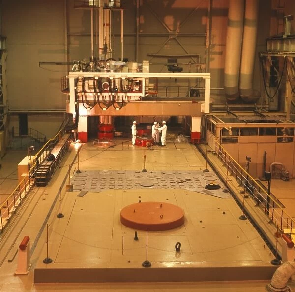 Reactor hall: BOR-60 fast breeder nuclear reactor
