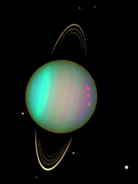 Uranus. Hubble Space Telescope image of the planet Uranus, showing its ring system