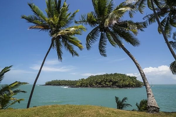 View of Saint Joseph from the Royal Island, Iles du Salut, French Guiana, Department of France