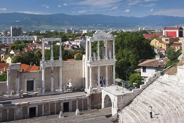 Bulgaria, Southern Mountains, Plovdiv, Old Plovdiv, Roman Amphitheater