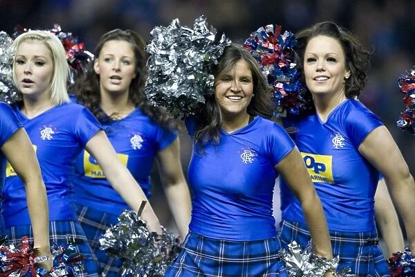 3-0 in Favor of Hibernian: Rangers vs Hibs Clydesdale Bank Scottish Premier League - Cheerleaders at Ibrox Stadium