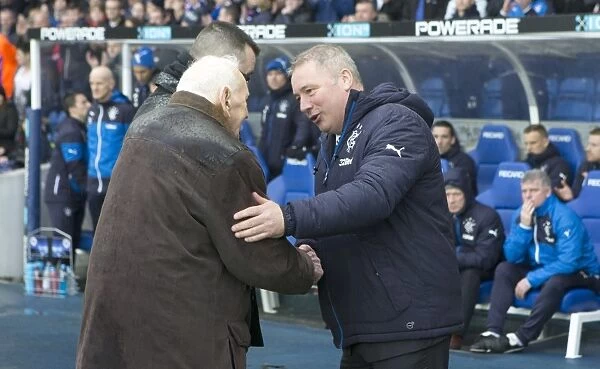 Ally McCoist Honors Scottish Cup Champion at Ibrox: A Heartwarming Moment during Rangers vs Falkirk Match