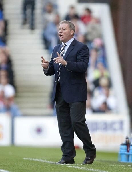 Ally McCoist Inspires Rangers to 4-0 Scottish League Cup Victory over East Fife at Ibrox Stadium
