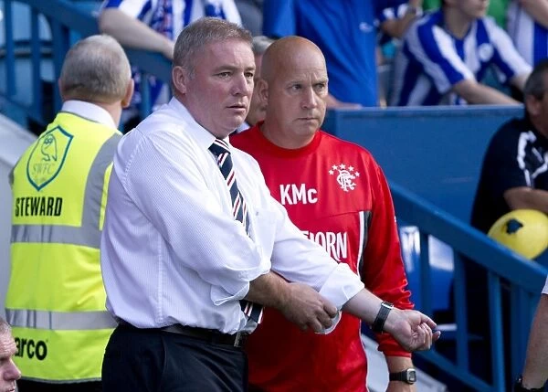 Ally McCoist and Kenny McDowall of Rangers FC in Defeat at Hillsborough Stadium: Sheffield Wednesday 1-0 Rangers