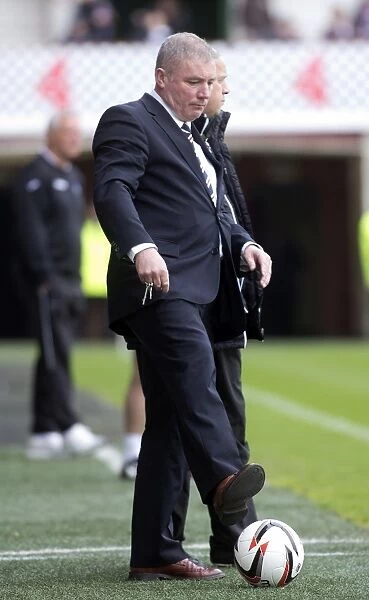 Ally McCoist Leading Rangers at East End Park: Scottish League One Clash against Dunfermline Athletic (Scottish Cup Winners 2003) - Manager in Action