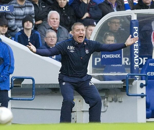 Ally McCoist Leads Rangers in Intense Scottish Premier League Clash against Inverness Caley Thistle at Ibrox Stadium (1-1)