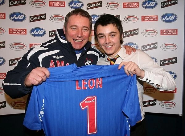 Ally McCoist and Leon Jackson's Unforgettable Victory: Rangers 3-1 Over Motherwell at Ibrox Stadium