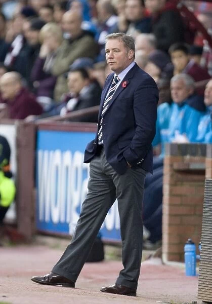Ally McCoist and Rangers Celebrate 2-0 Victory over Heart of Midlothian at Tynecastle Stadium
