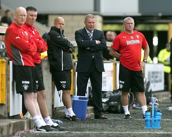 Ally McCoist and Rangers Dominate Albion Rovers in Ramsdens Cup Round One (4-0) at Almondvale Stadium