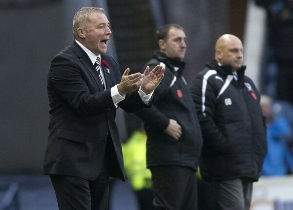 Ally McCoist and Rangers: Uniting the Trophy-Winning Squad at Ibrox Stadium, SPFL League 1