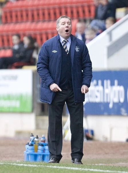 Ally McCoist Spurs on Rangers to a 2-1 Victory over St. Johnstone