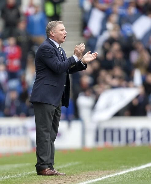Ally McCoist Spurs on Rangers to a 3-1 Scottish Premier League Victory