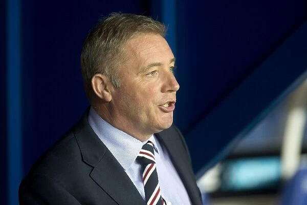 Ally McCoist in the Tunnel: A Hard-Fought Draw for Rangers Against Newcastle United at Ibrox Stadium