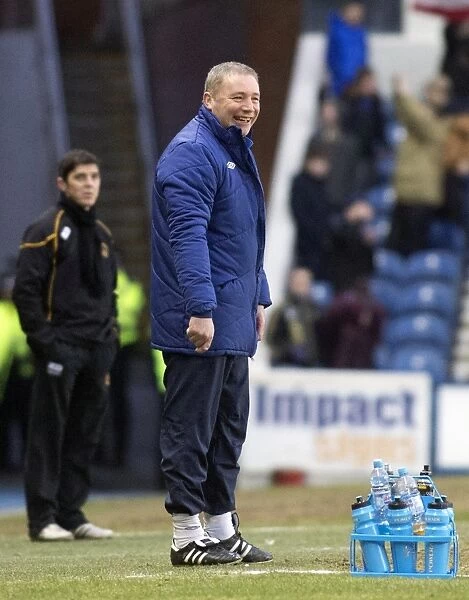Ally McCoist's Light-Hearted Moment: Rangers 4-2 Victory Over Berwick Rangers at Ibrox Stadium - The Entertaining Manager's Mood Booster Amidst Scottish Third Division Triumph