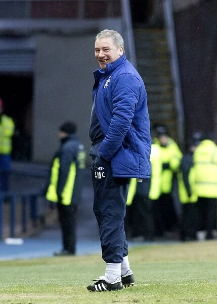 Ally McCoist's Light-Hearted Moment: Rangers vs Montrose (1-1) - A Humorous Interlude in the Scottish Third Division Clash at Ibrox Stadium