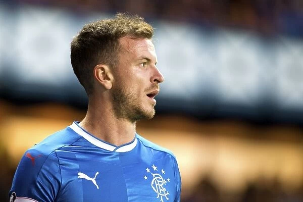 Andy Halliday in Action: Rangers vs Peterhead - Betfred Cup Clash at Ibrox Stadium