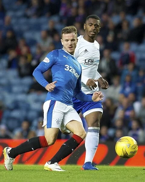 Andy Halliday at Ibrox: Rangers vs Peterhead - Betfred Cup Clash
