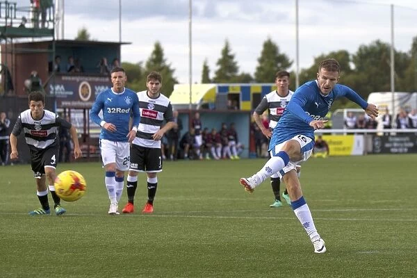 Andy Halliday Scores Penalty for Rangers at Ochilview Park