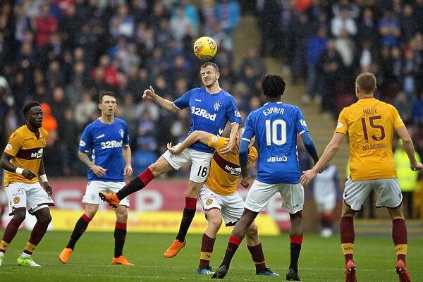 Andy Halliday Soaring High: Heading the Ball for Rangers at Fir Park