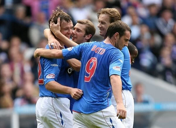 Andy Webster's Dominant Performance: Rangers 4-0 Gretna (Clydesdale Bank Premier League)