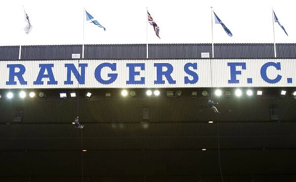 Armed Forces Abseil: Rangers vs. Livingston at Ibrox Stadium - Ladbrokes Championship