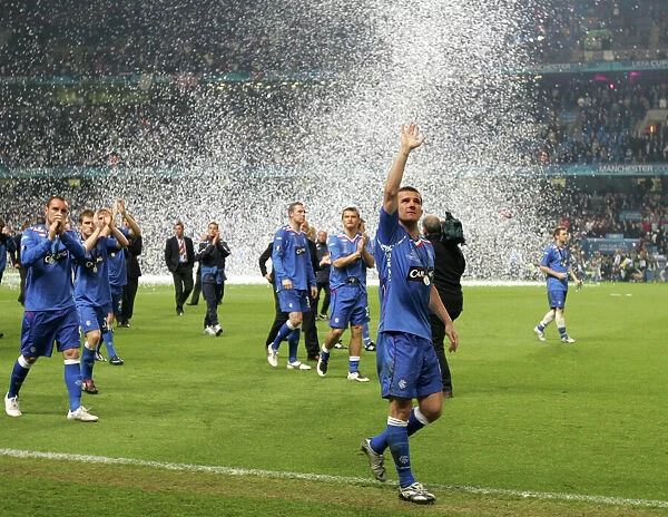 Barry Ferguson's Triumphant Moment: Rangers UEFA Cup Final Victory vs Zenit St. Petersburg (2008)