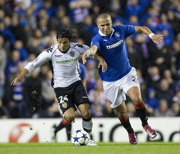A Battle in Blue and White: Rangers vs Valencia - UEFA Champions League, Group C - Majid Bougerra vs Tino Costa Stalemate at Ibrox Stadium